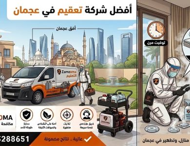 أفضل شركة تعقيم في عجمان