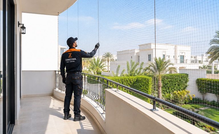 شركة تركيب شبك طارد للحمام في أبوظبي