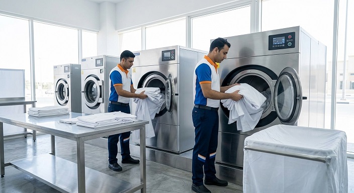 خدمات تنظيف الملابس في العين