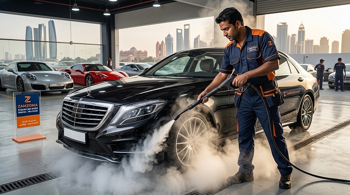 شركة غسيل سيارات بالبخار في أبوظبي